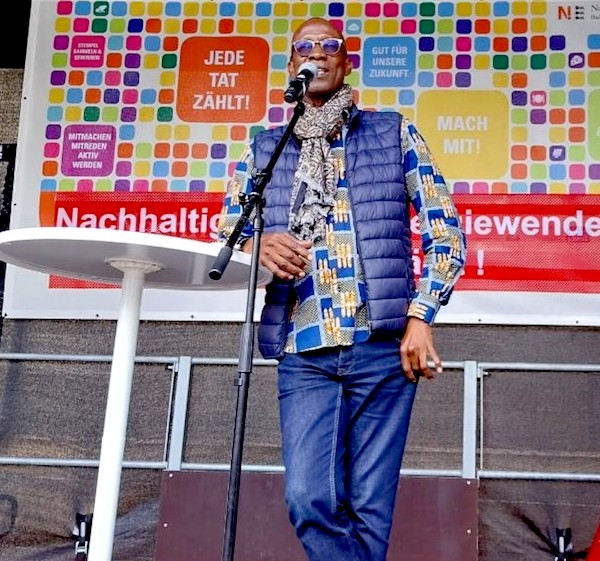  Mamadou beim Nachhaltigkeitstag in Heilbronn. Foto: © Johannes Müllerschön